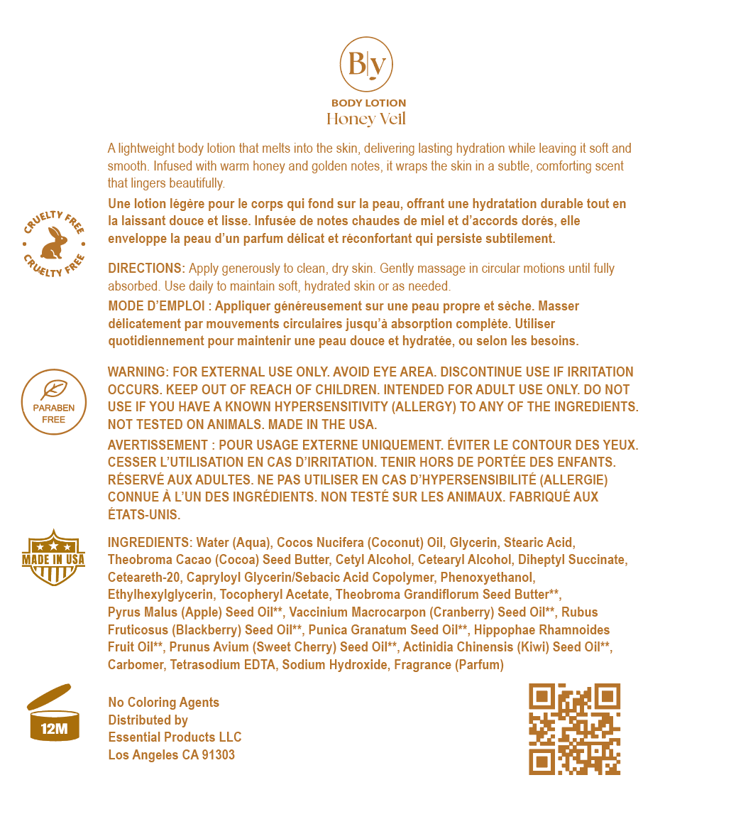Hydrating Body Lotion - Honey Veil